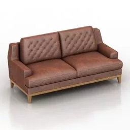 Leather Sofa Westminster 3d model