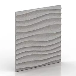Panel Wave 3d model