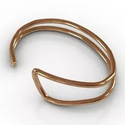 Golden Bracelet 3d model