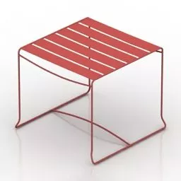 Square Coffee Table Isi Design 3d model