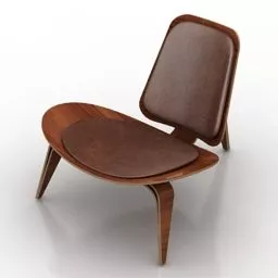 Shell Chair Hans Wegner 3d model