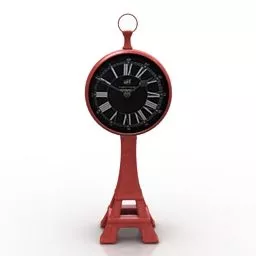 Eiffel Clock 3d model Eiffel Clock 3d model