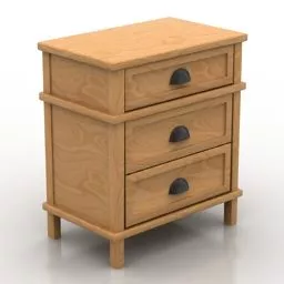 Home Wooden Locker Kembridzh 3d model