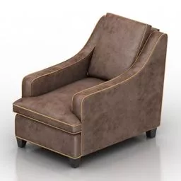 Home Armchair Lymington 3d model