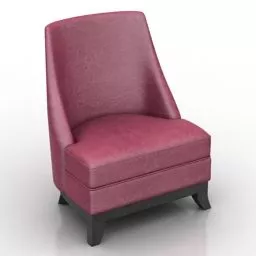 Leather Armchair Alfa Design 3d model