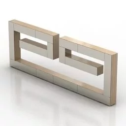 Hallway Rack 3d model