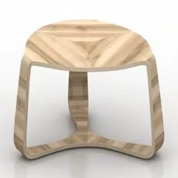 Table Stellar Wooden 3d model