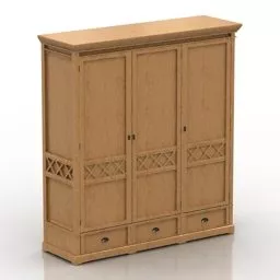 Classic Wardrobe 3d model