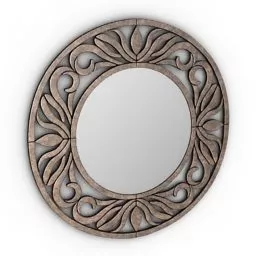 Rectangular Flat Mirror 3d model