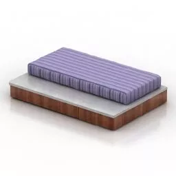 Simple Bed Pinokkio 3d model