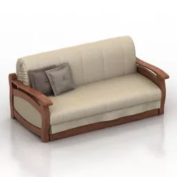 Living Room Sofa Praga Design 3d model