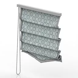 Curtain Roman Vintage Pattern 3d model