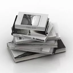 Books Stack Pack 3d model