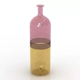 Color Glass Vase 3d model