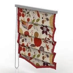 Curtain Ancient Patterns 3d model