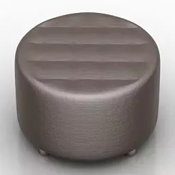 Round Seat Rondo Furniture 3d model