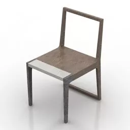 Metal Frame Chair Lisboa 3d model