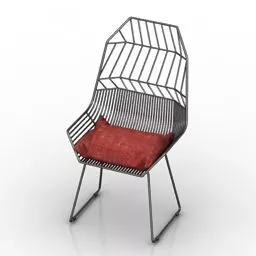Armchair Metal Chair 3d model
