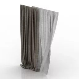 Realistic Curtain 3d model