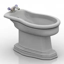 Wc Bidet Sanitary 3d model