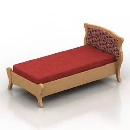 Single Bed Minacciolo 3d model Single Bed Minacciolo 3d model