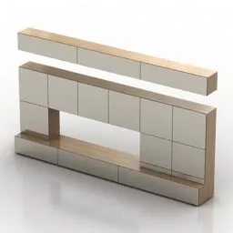 Home Tv Rack Cubo 3d model