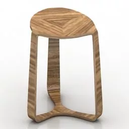 Wood Table Stellar Design 3d model