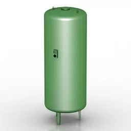 Vertical Expansion Tank 3d model