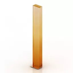Standing Lamp Slide Style 3d model
