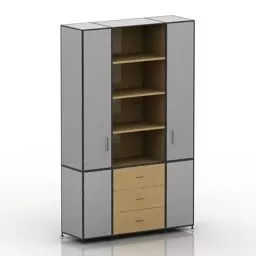 Locker Office Furniture 3d model