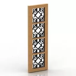 Window Frame Decoration Pattern 3d model