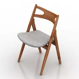 Carl Hansen Chair Sawbuck V1 3d model