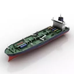 Oil Ship 3d model