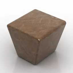 Leather Seat Cube 3d model