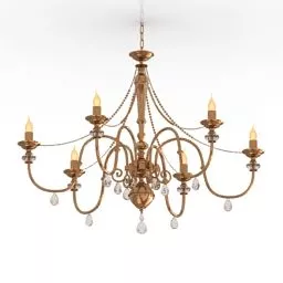 Luster Opera Classic Style 3d model