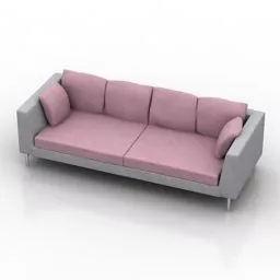3 Seats Sofa Italia 3d model