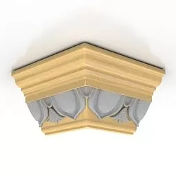 Ancient Pattern Cornice Molding 3d model