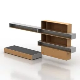 Modernism Rack Star Shaped 3d model