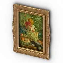 Picture Vintage Frame 3d model