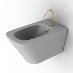 Hanging Bidet Jacob Design 3d model