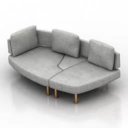 Home Sofa Wing Jori 3d model