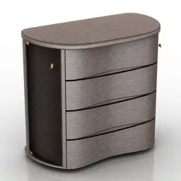 Curved Locker Monserat Design 3d model