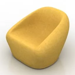 Armchair Soft Bag Style 3d model