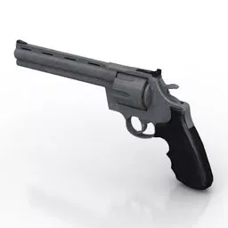 Pepperbox Revolver Gun 3d model