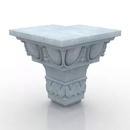 Construction Column Base Part 3d model