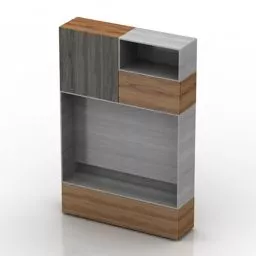Rectangle Bedroom Locker 3d model