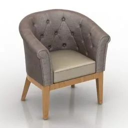 Armchair Koral Decor 3d model