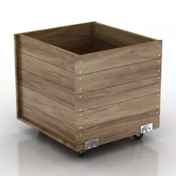 Old Cargo Container 3d model