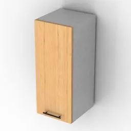 Locker Kitchen Shelves 3d model