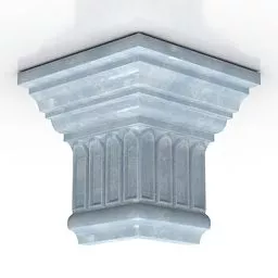 Plaster Line Ceiling Component 3d model